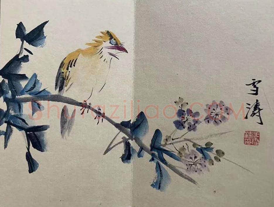 王雪涛《花鸟册页》,晚年精品! | 国画欣赏