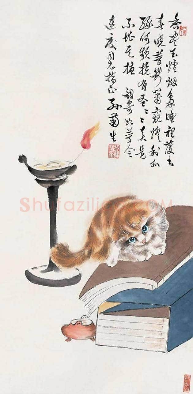 物理老师业余画猫，人称猫王！ | 书画文摘