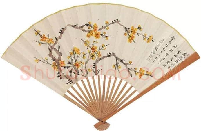 梅兰芳花鸟扇面欣赏,清丽秀雅! | 书画百科
