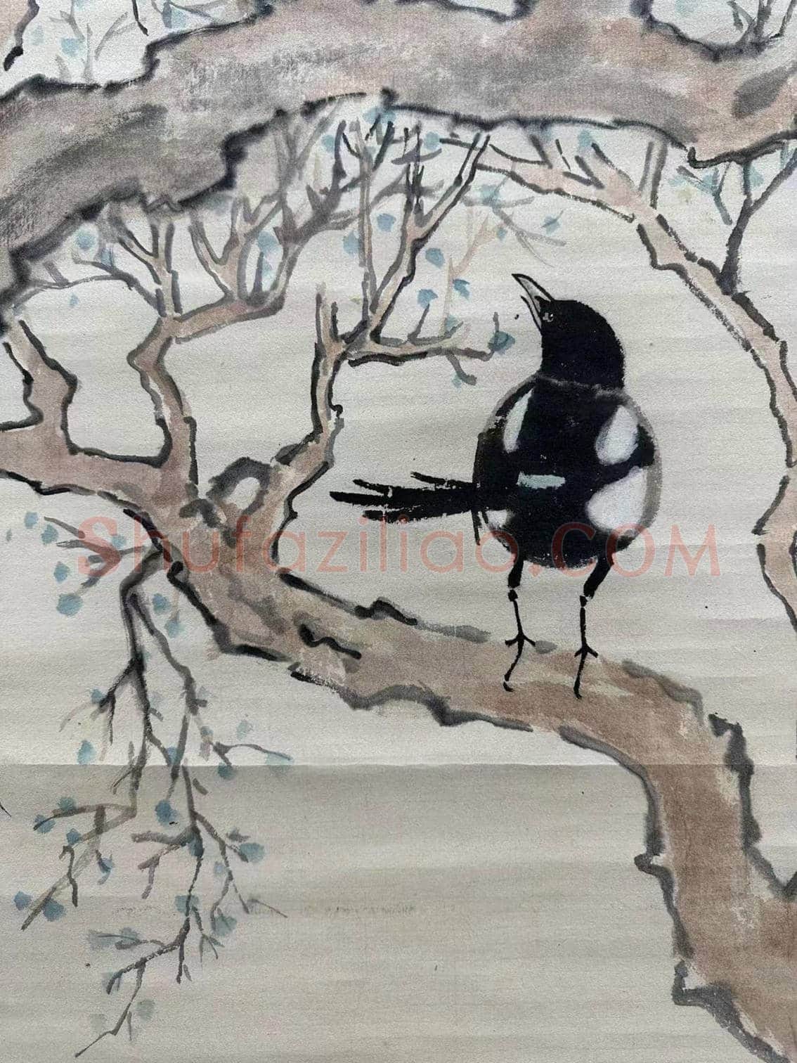 徐悲鸿《四喜图》,珍罕佳构 | 国画赏析