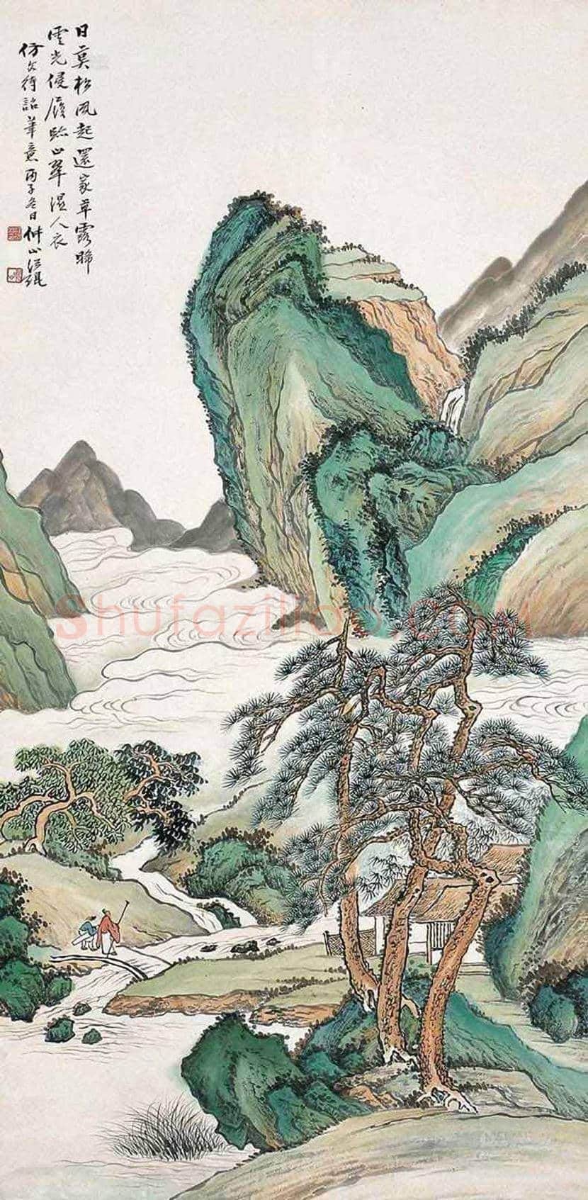 汪琨山水画作品欣赏 | 书画百科