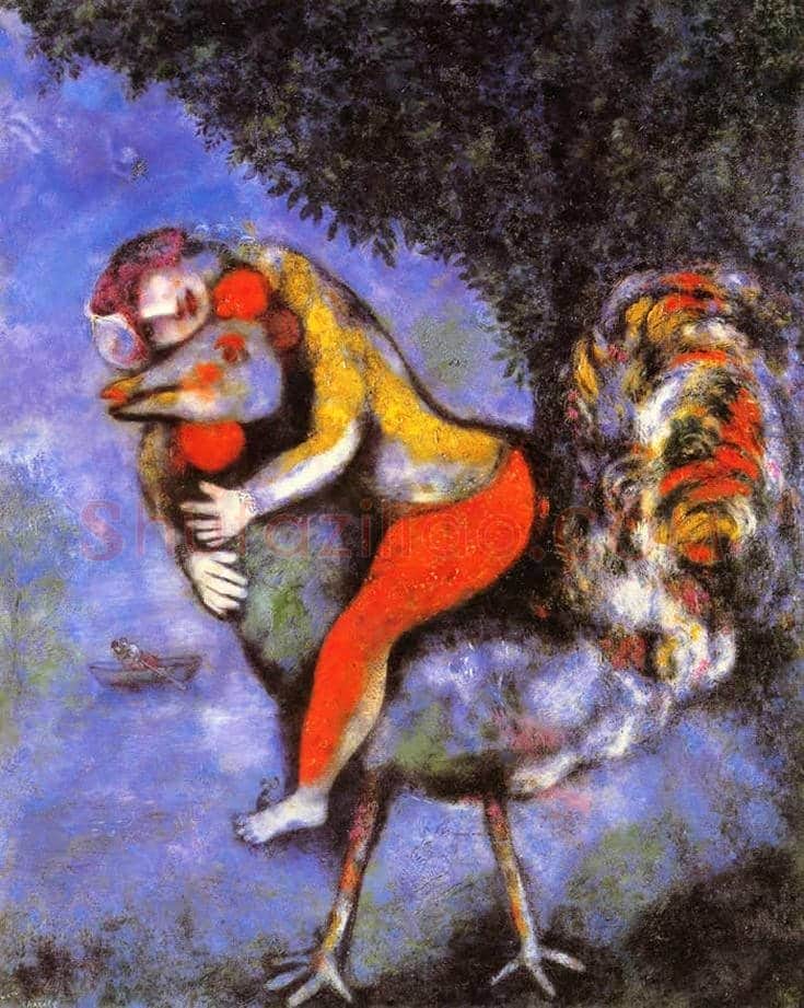 夏加尔绘画作品欣赏 | 书画知识