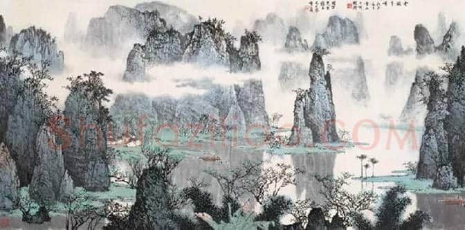 白雪石绘画作品《桂林山水》欣赏(100幅) | 书画文摘