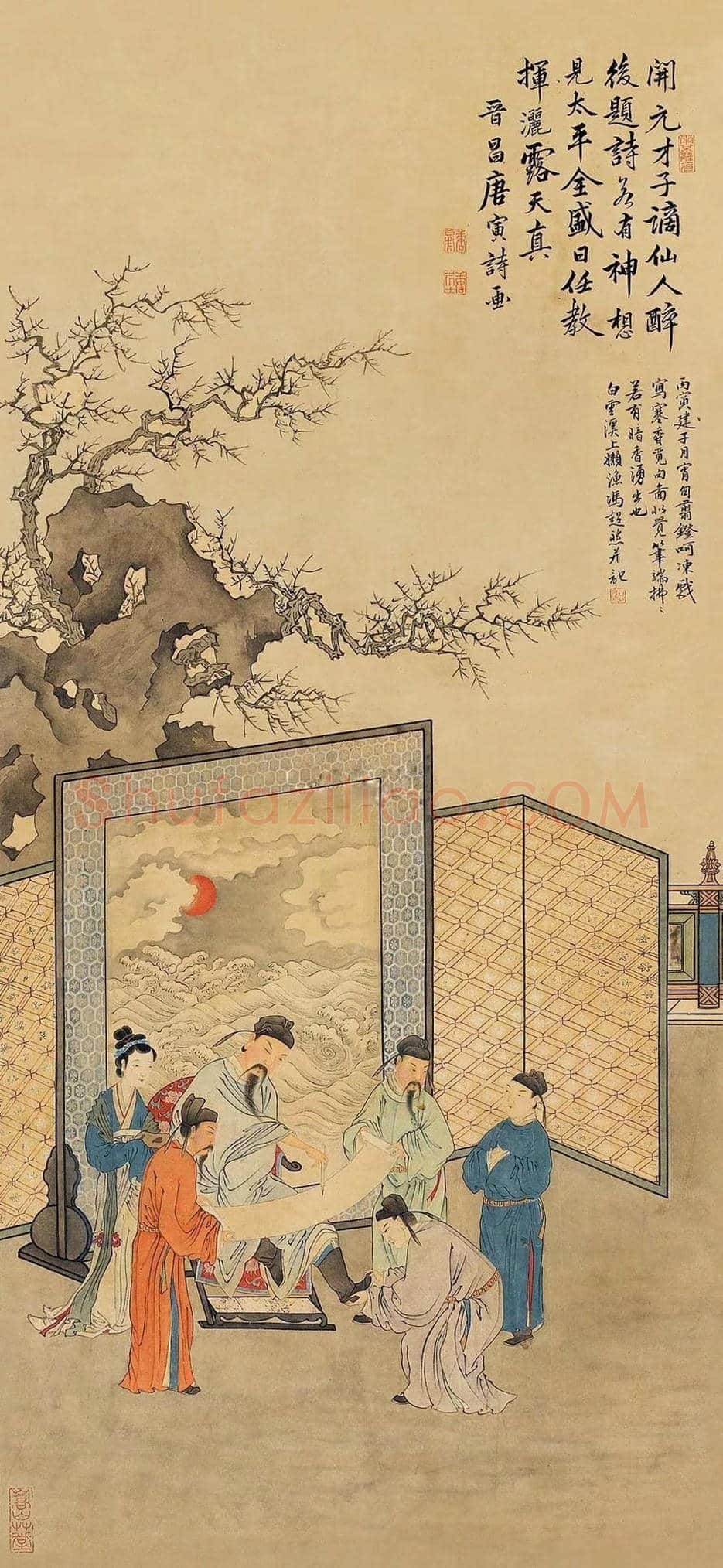 冯超然作品《寒香觅句》欣赏 | 书画资料