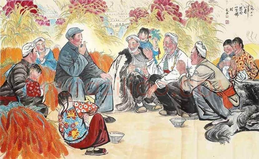 刘文西成名作《毛主席与牧羊人》丨刘文西画笔下的毛主席 | 书画常识