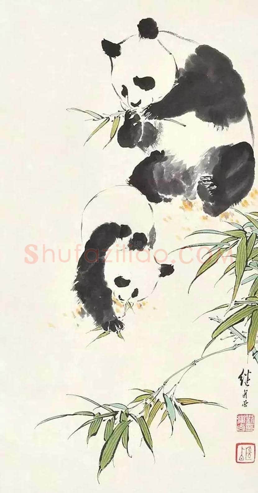 刘继卣笔下的国宝熊猫 | 书画讲解