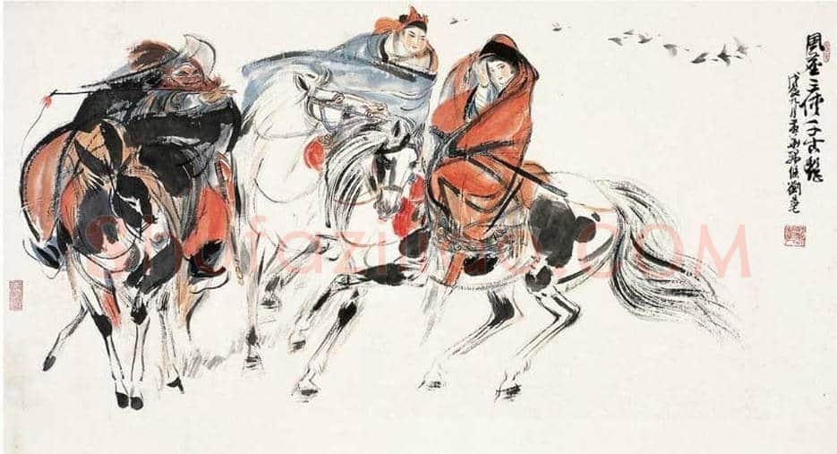 刘旦宅人物故事画图赏 | 书画百科