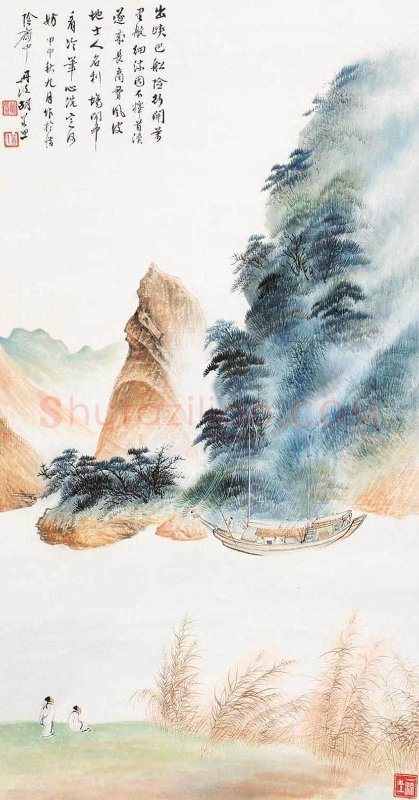 胡若思山水画拍卖价格及欣赏 | 书画学堂