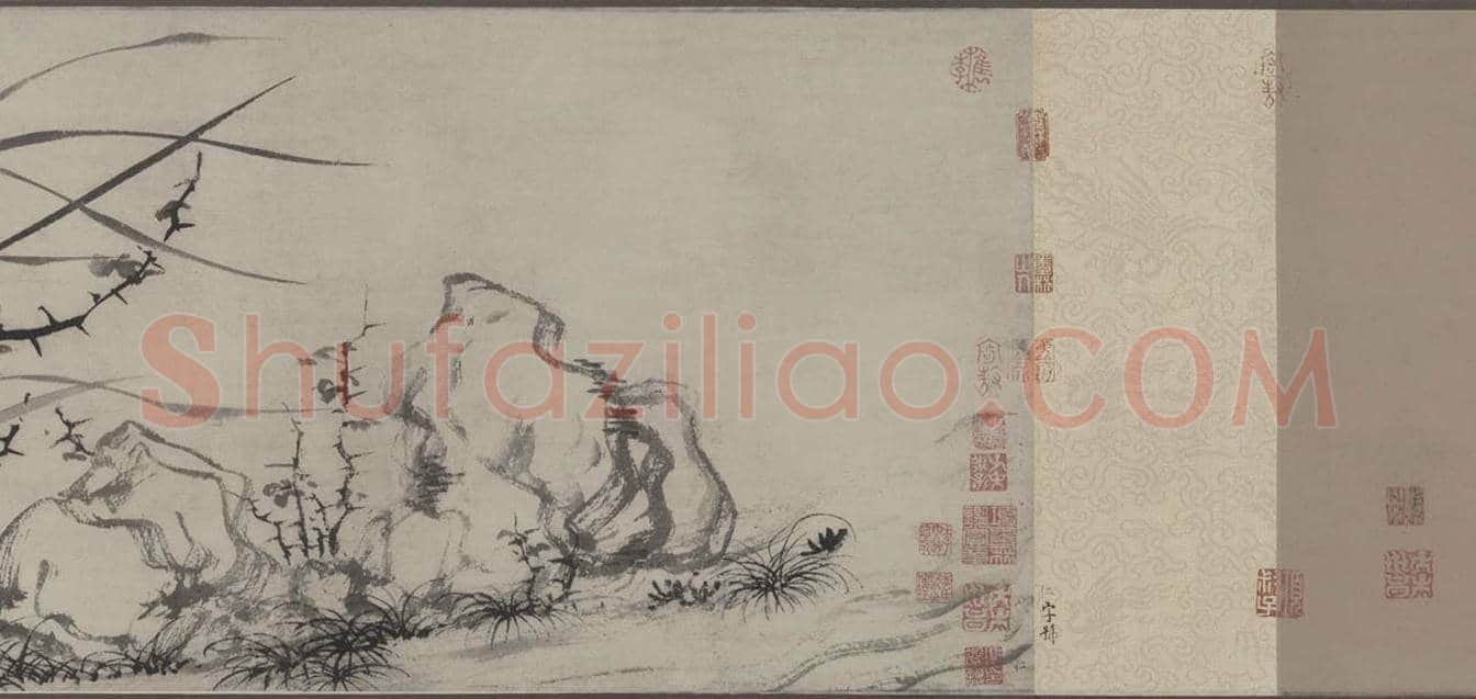 文徵明《漪兰竹石图卷》欣赏 | 书画科普