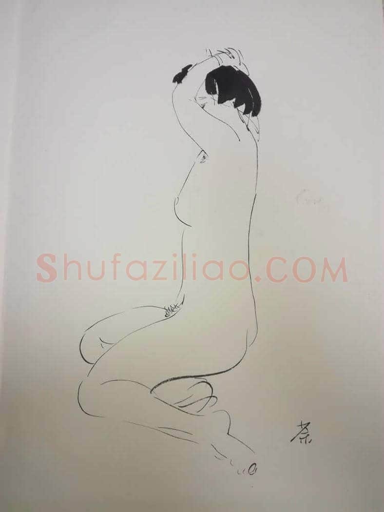 吴冠中速写册页，十三开 | 国画图片