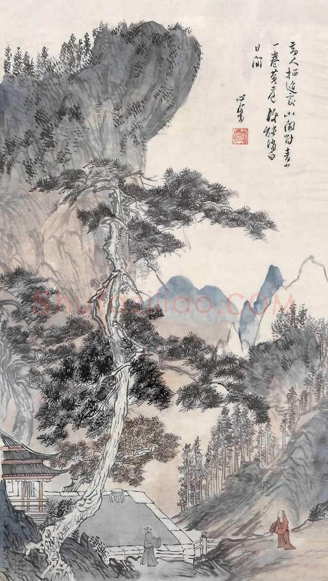 溥心畬画作欣赏 | 书画科普
