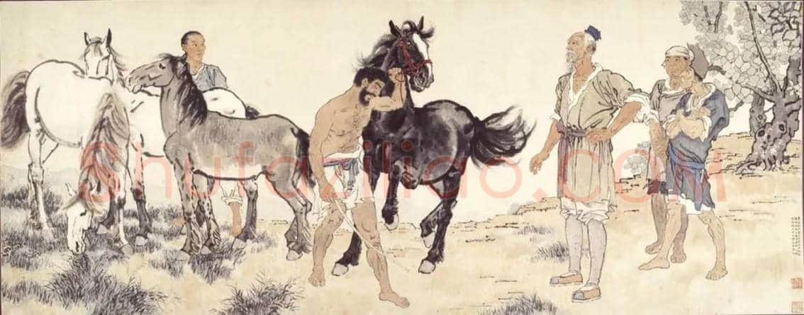 徐悲鸿名作《九方皋》,重磅经典再现! | 国画欣赏