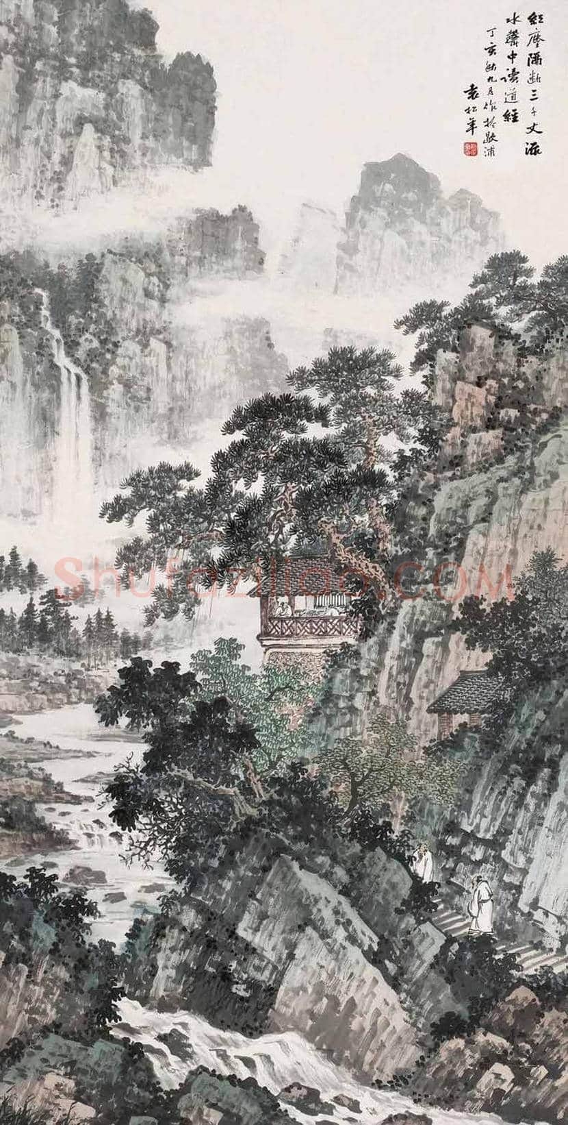 袁松年山水画作品欣赏 | 书画讲解