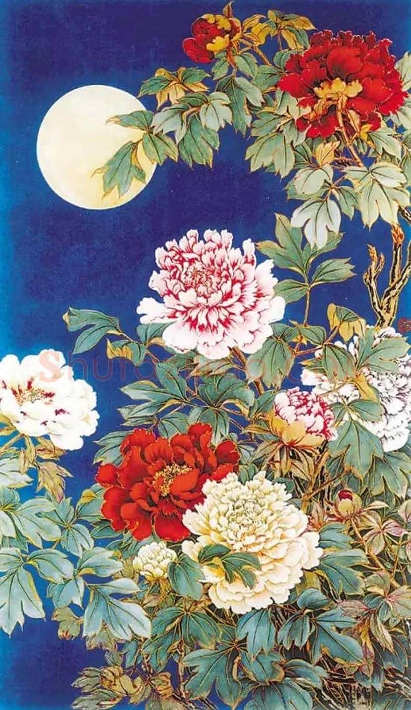 陆抑非牡丹作品欣赏 | 书画科普