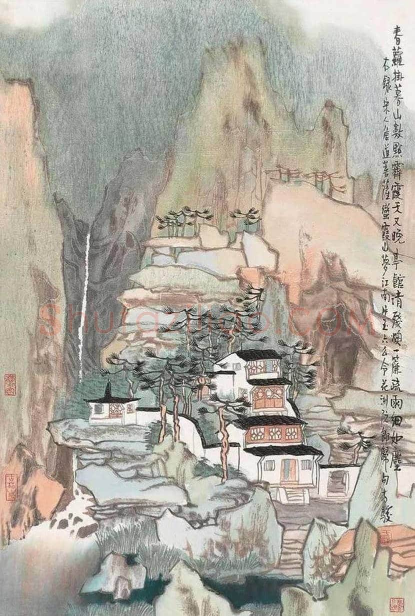 方骏山水画作品欣赏 | 书画常识