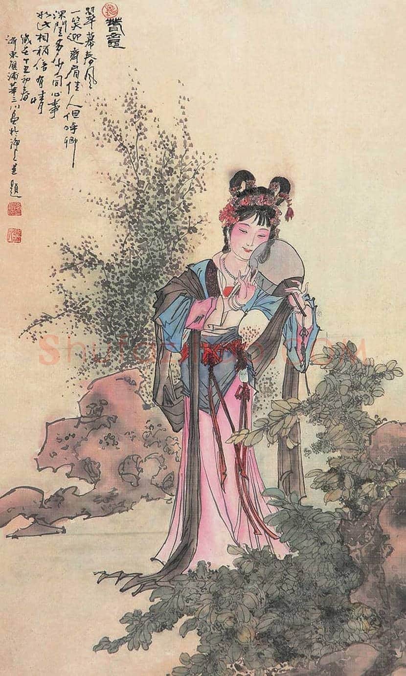 华三川工笔仕女作品欣赏 | 书画科普
