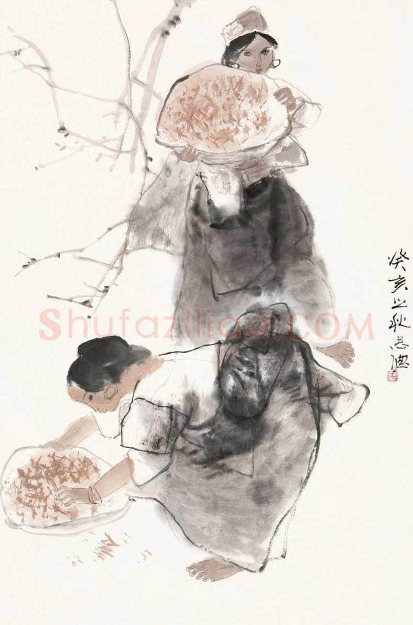 周思聪人物画作品欣赏 | 书画讲解