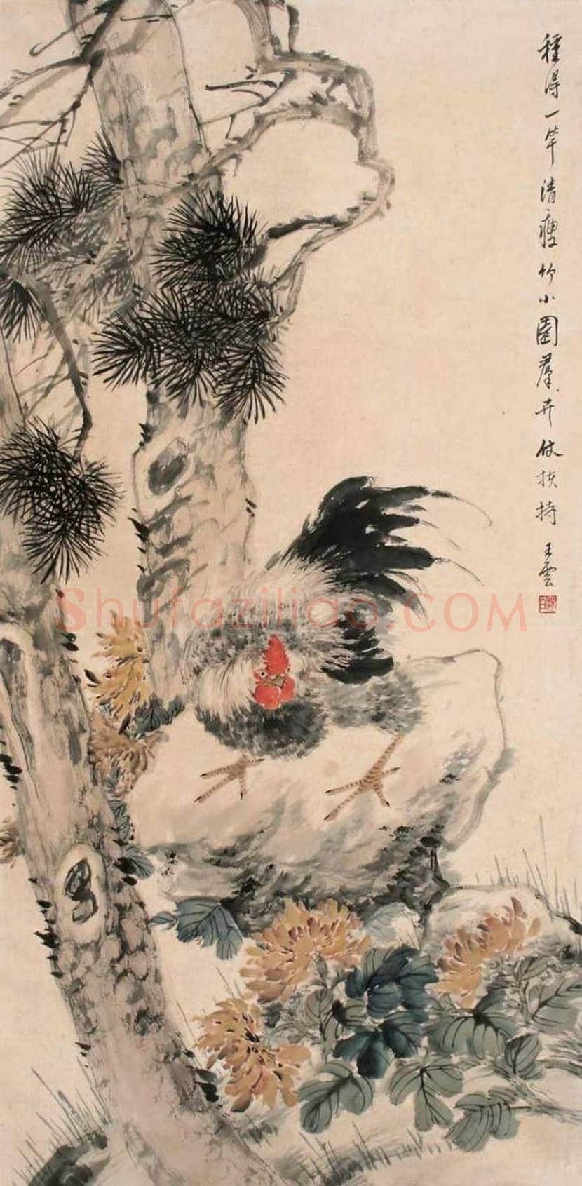 王梦白花鸟画作品欣赏 | 书画讲解