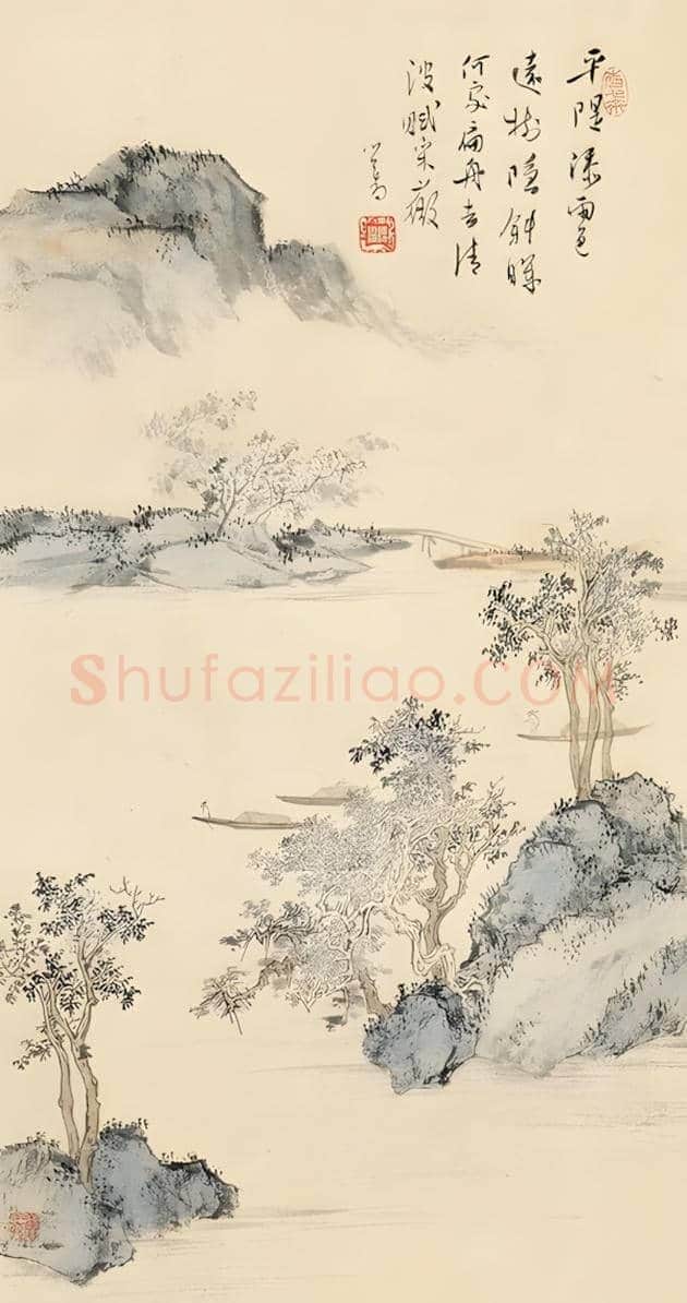 溥心畬画作欣赏 | 书画科普