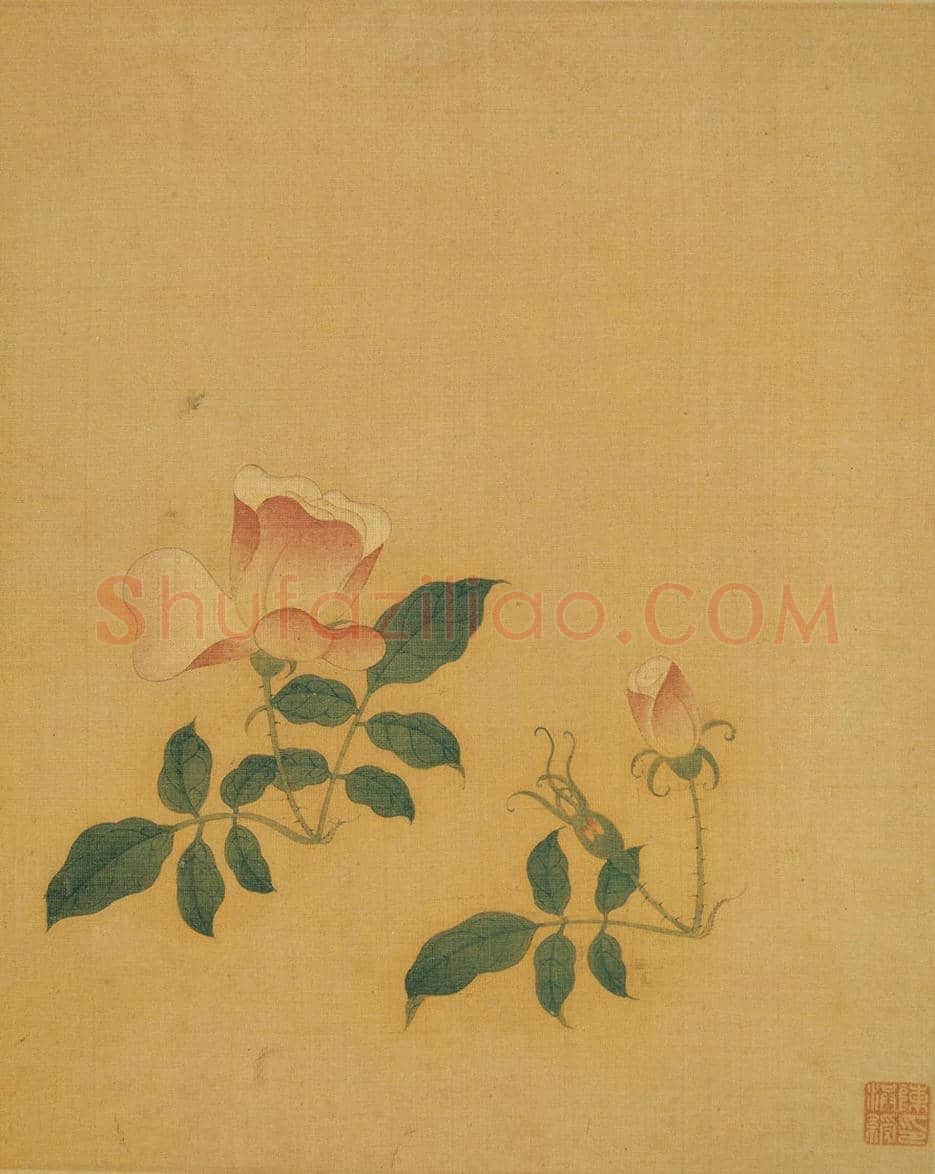 陈洪绶《花鸟精品册》 图赏 | 传世国画赏析