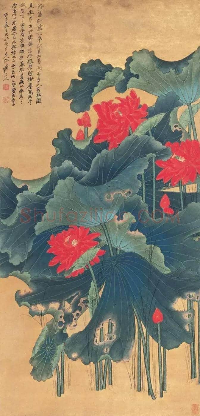 国画大师张大千的百荷图欣赏！ | 书画文摘