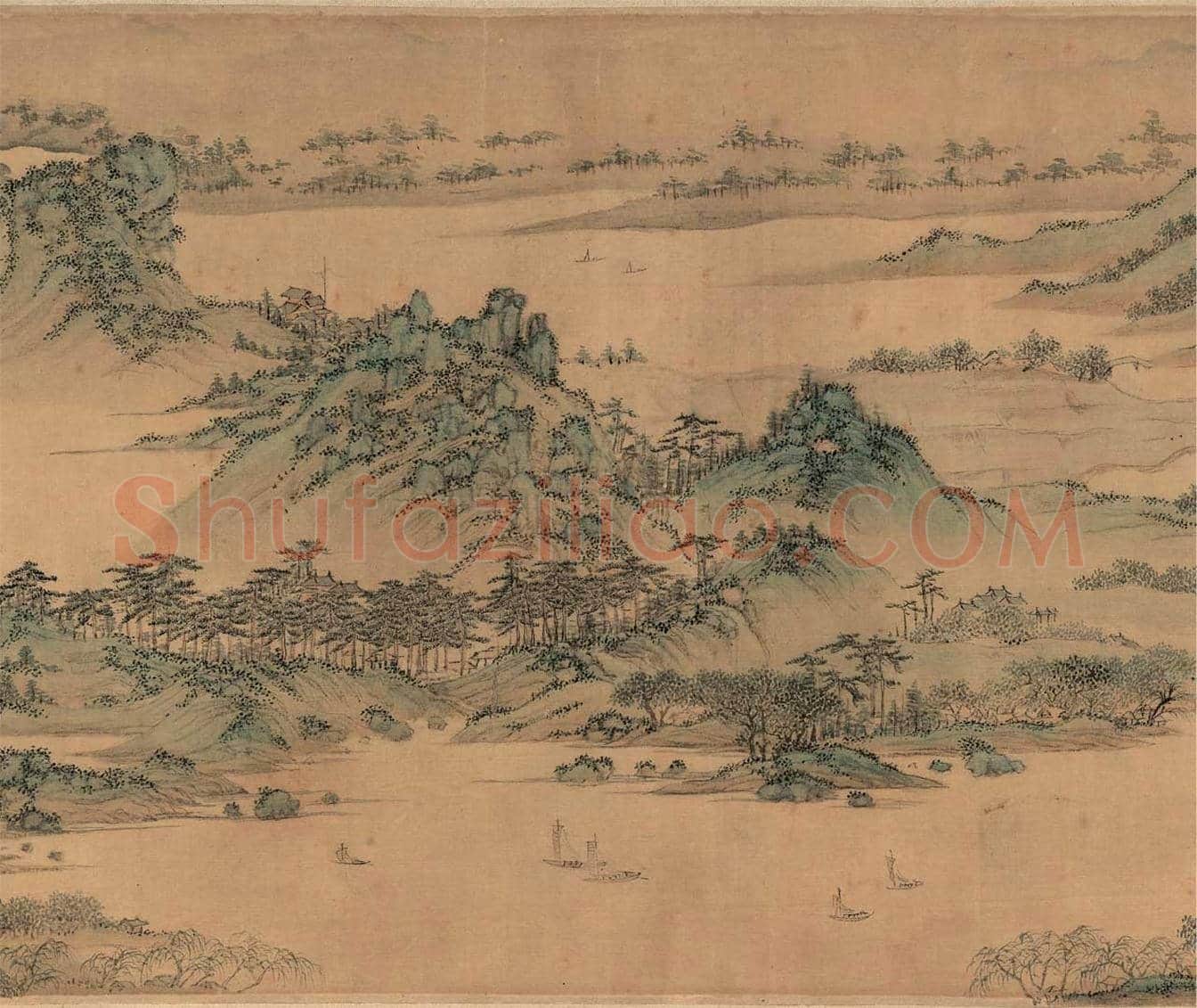 文征明《吴中胜概图》图赏 | 传世国画赏析