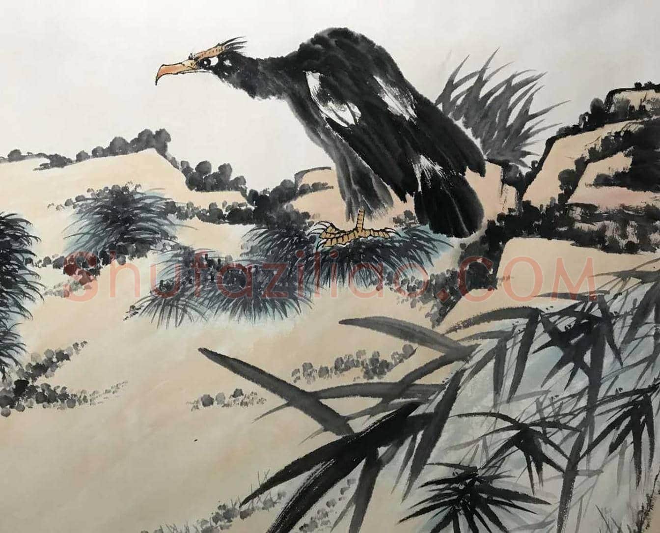 潘天寿《江天新霁》，丈二精品巨作 | 国画图片