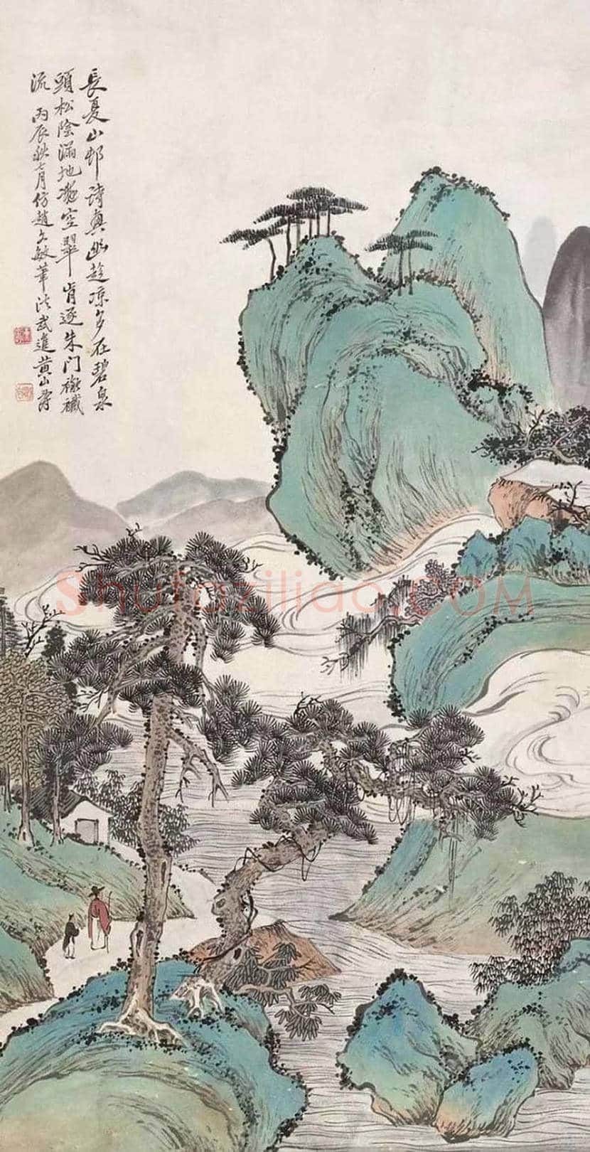 黄山寿山水画作品欣赏 | 书画科普