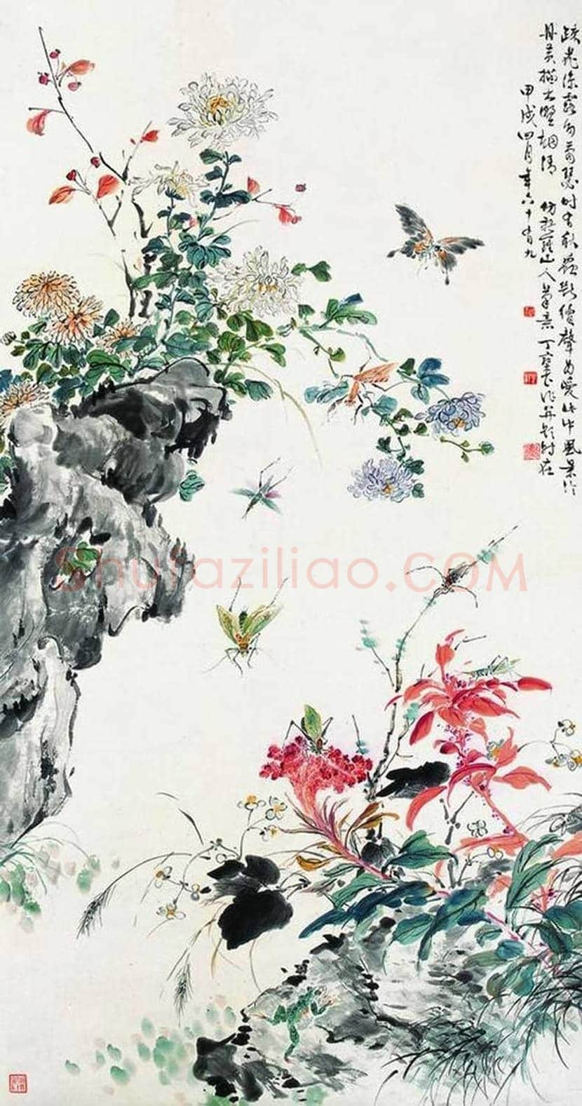 丁宝书花鸟画作品欣赏 | 书画科普