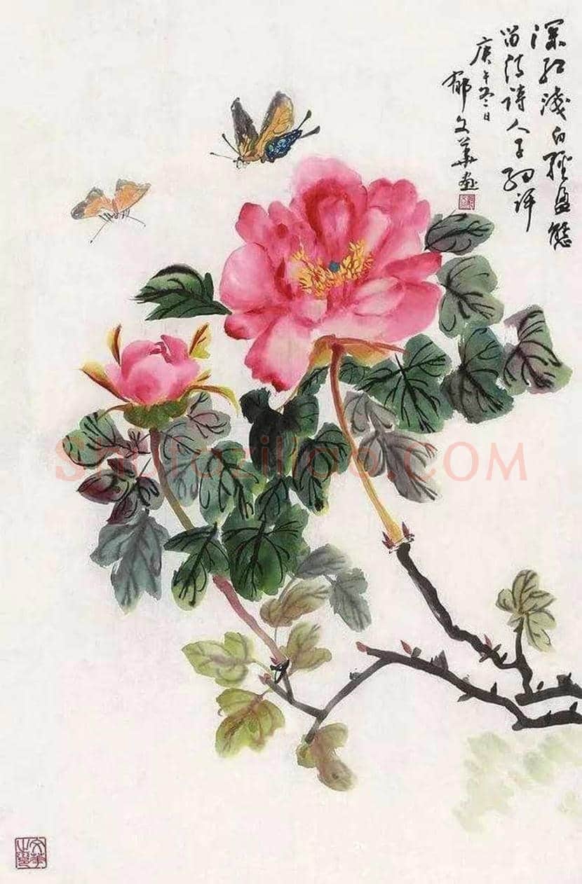 郁文华作品欣赏 | 书画资料