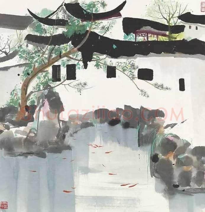 通过吴冠中笔下的《房子》教你如何看懂抽象画 | 书画文摘