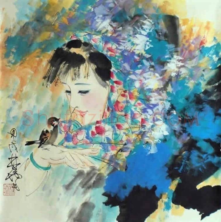 林墉精品水墨人物作品欣赏 | 书画讲解