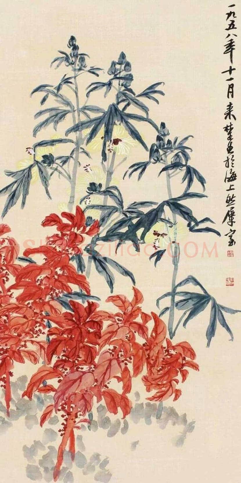 来楚生作品欣赏 | 书画资料