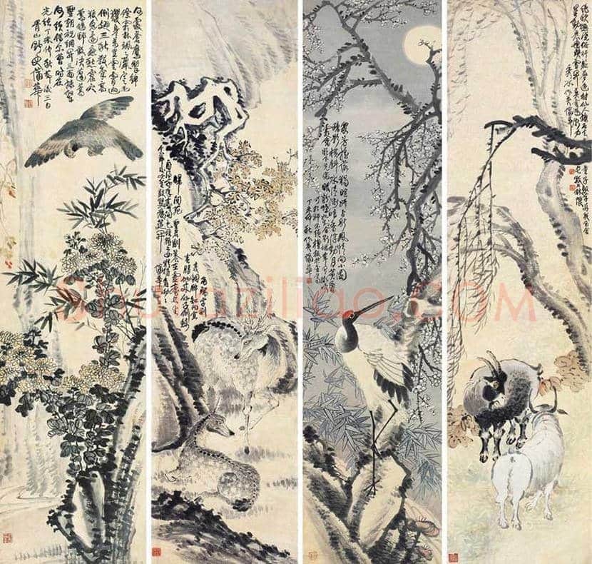 蒲华作品欣赏 | 书画资料