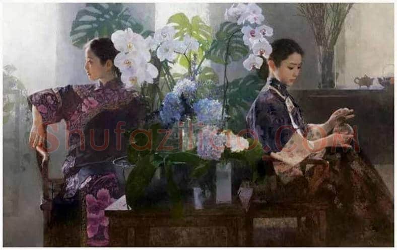 陈衍宁笔下绝美中国女性! | 书画知识