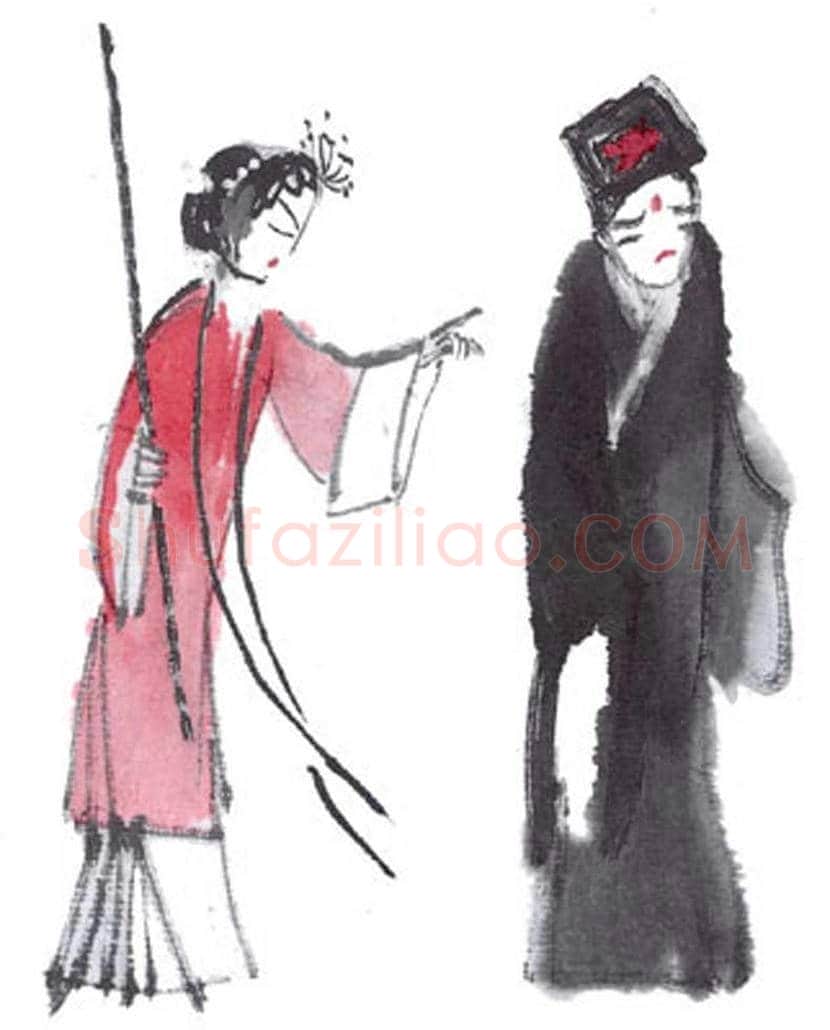 高马得戏曲人物画欣赏 | 书画讲解