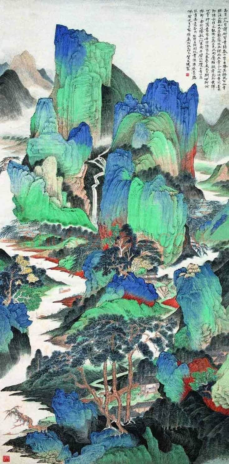 贺天健山水画欣赏 | 书画知识