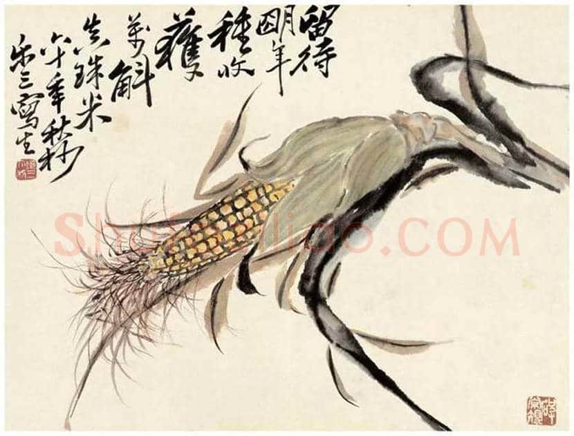 诸乐三国画作品欣赏 | 书画百科