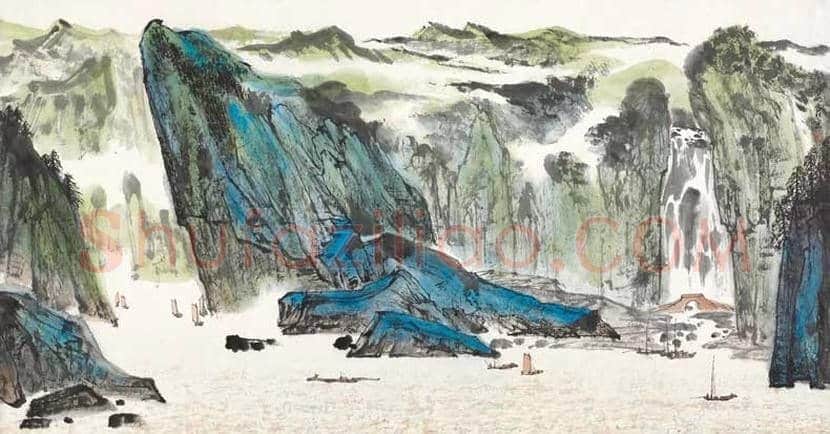 亚明山水画作品欣赏 | 书画资料