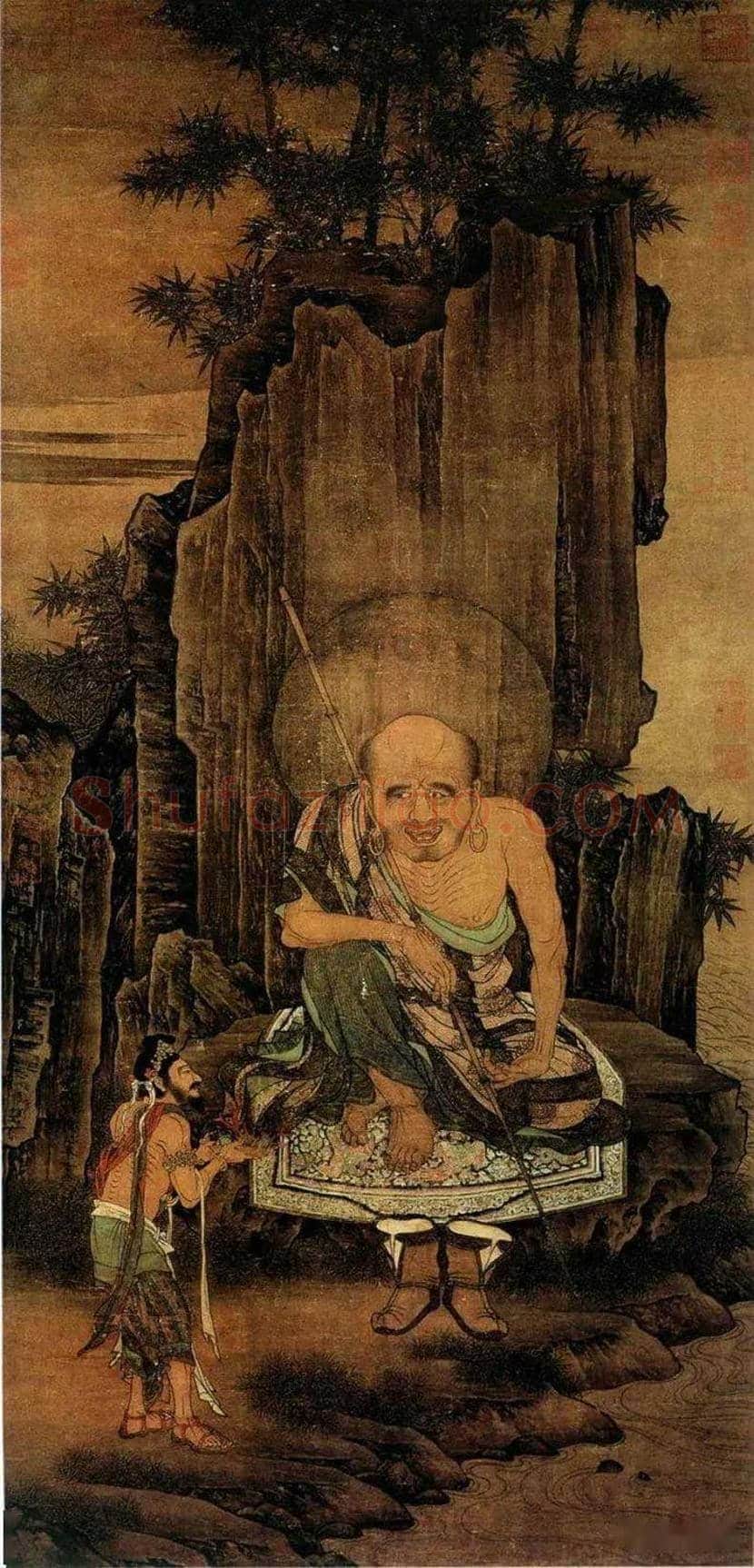 刘松年《罗汉图》欣赏 | 书画讲解