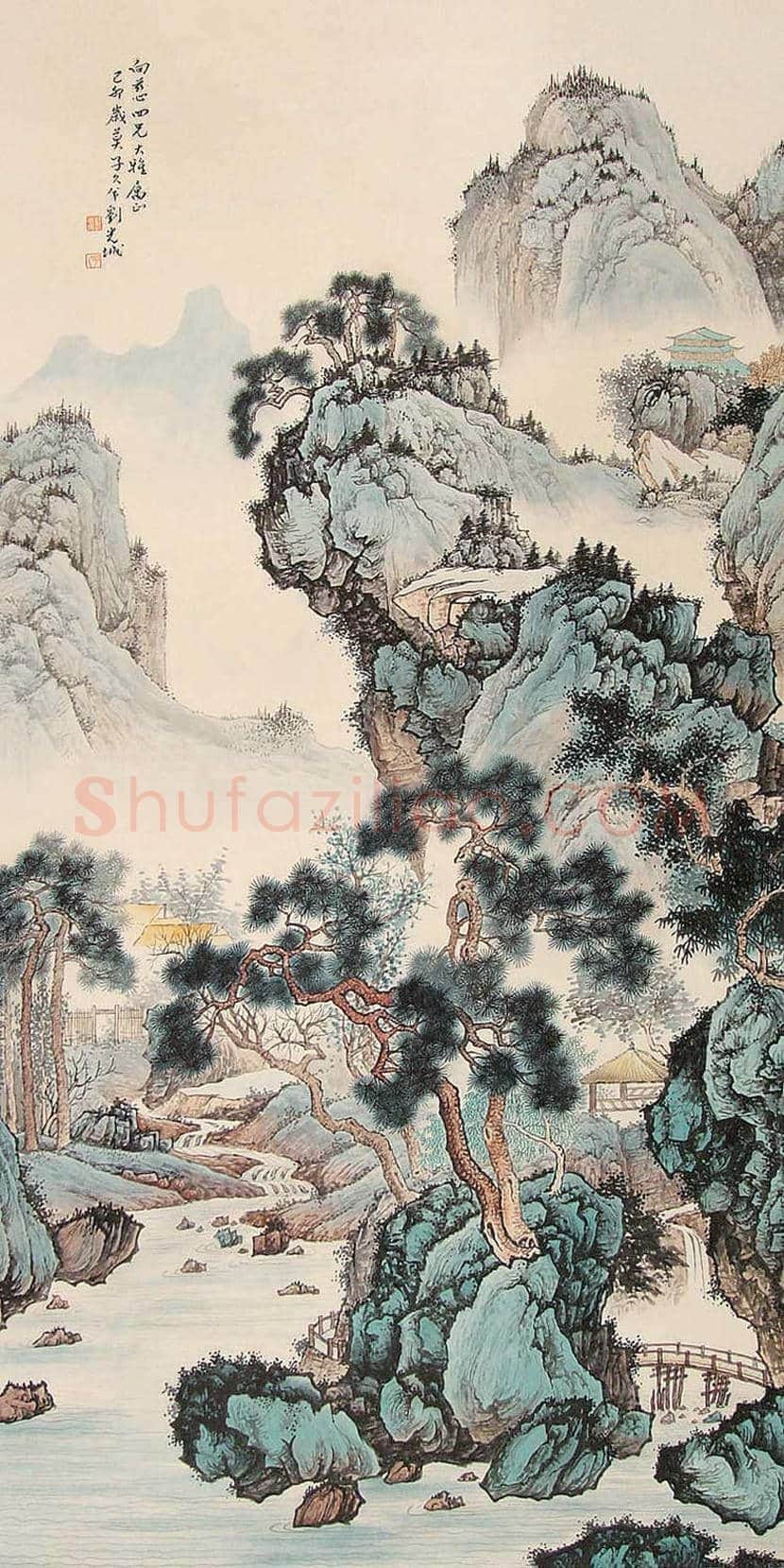 刘子久山水人物画作品欣赏 | 书画讲解