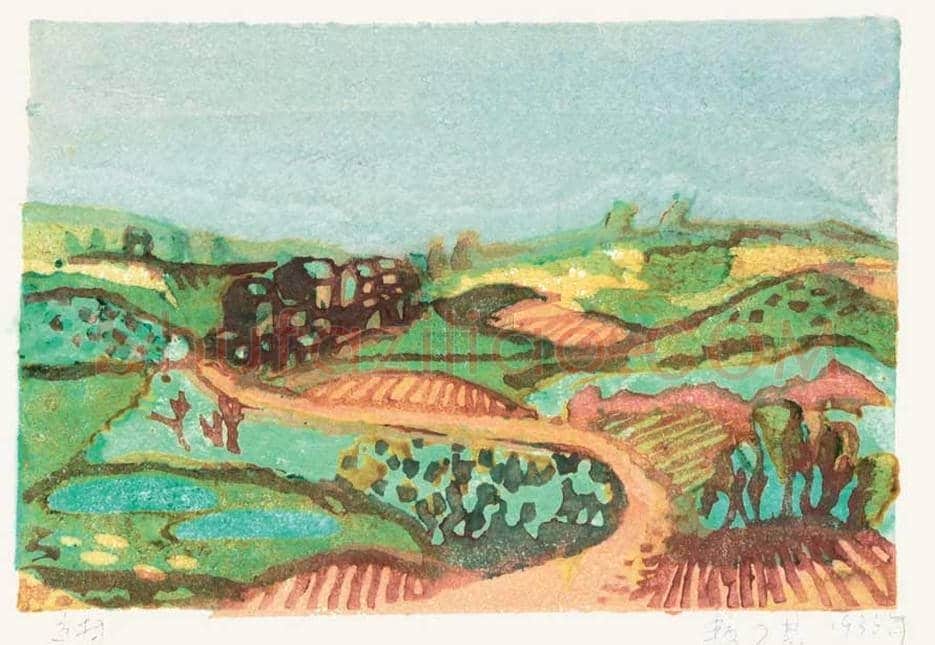 赖少其版画作品欣赏 | 书画百科