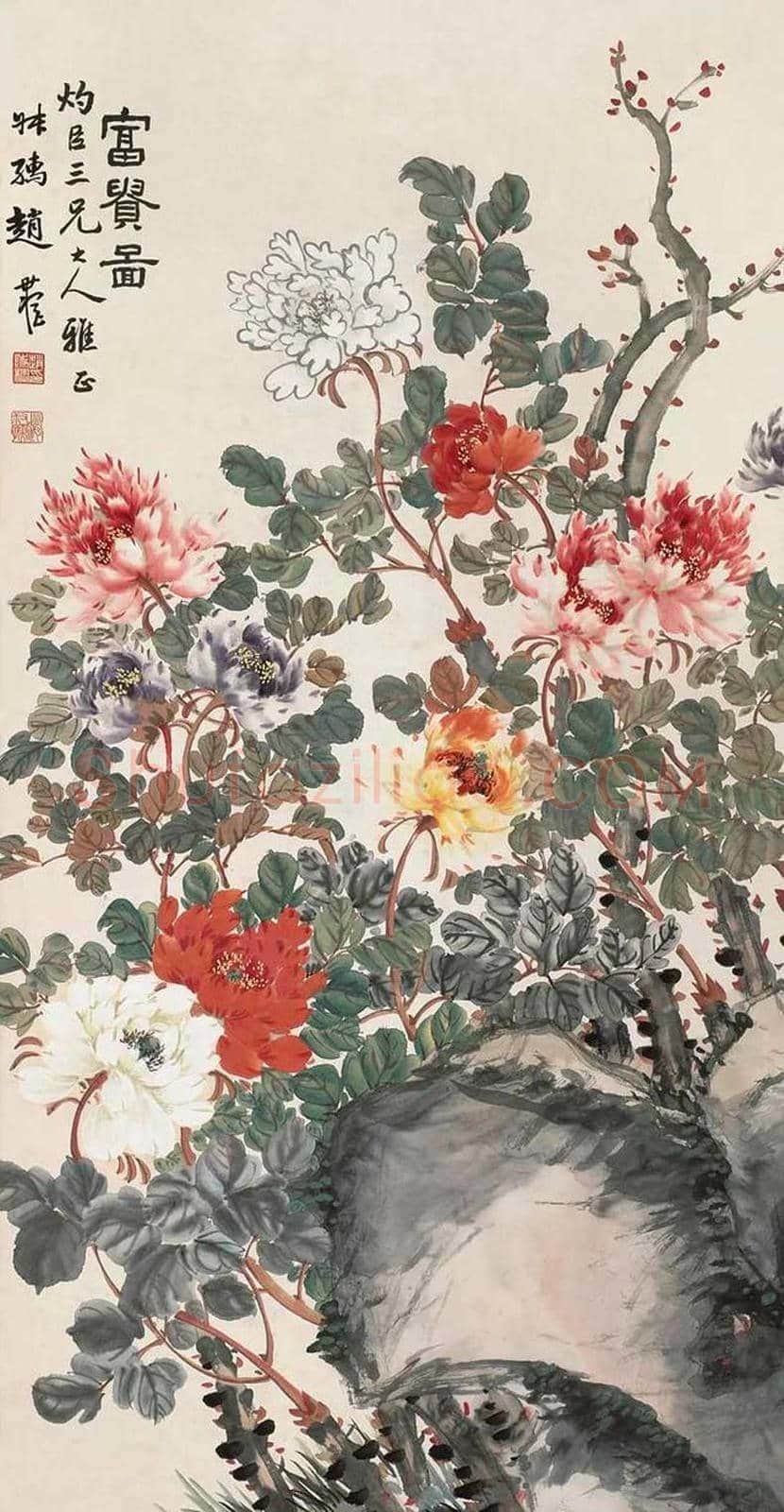赵叔孺花鸟画欣赏 | 书画科普