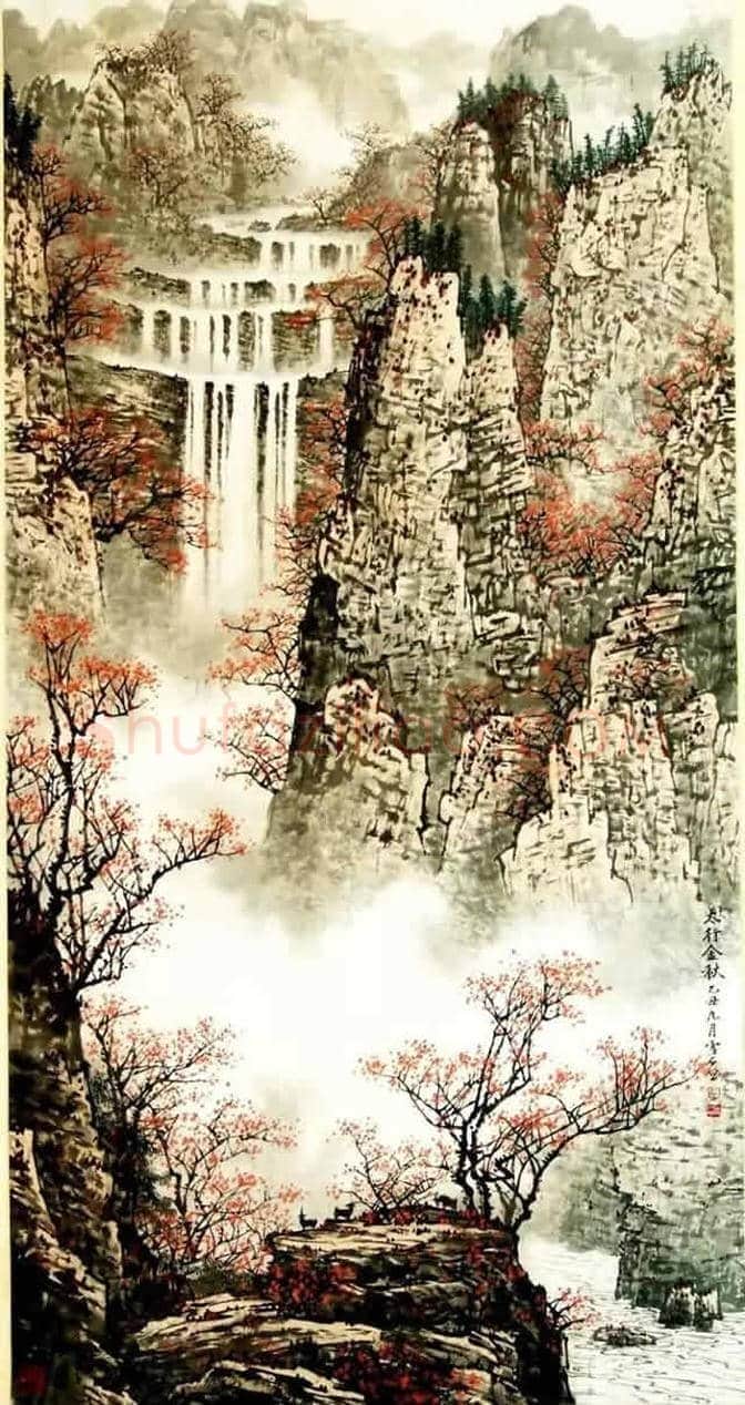 白雪石绘画作品《桂林山水》欣赏(100幅) | 书画文摘