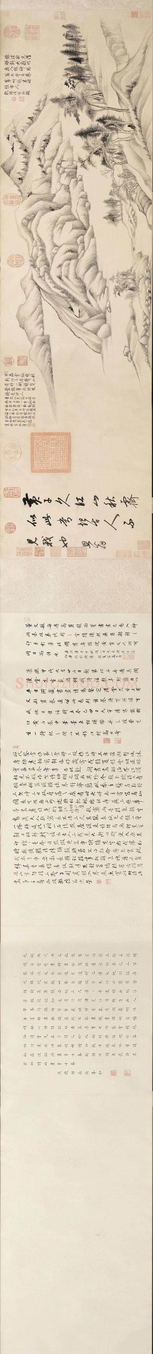 董其昌《江山秋霁图》欣赏 | 著名国画图片