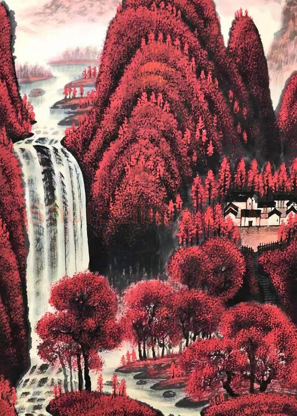 大成之作——李可染《漓江胜景图》 | 国画图片