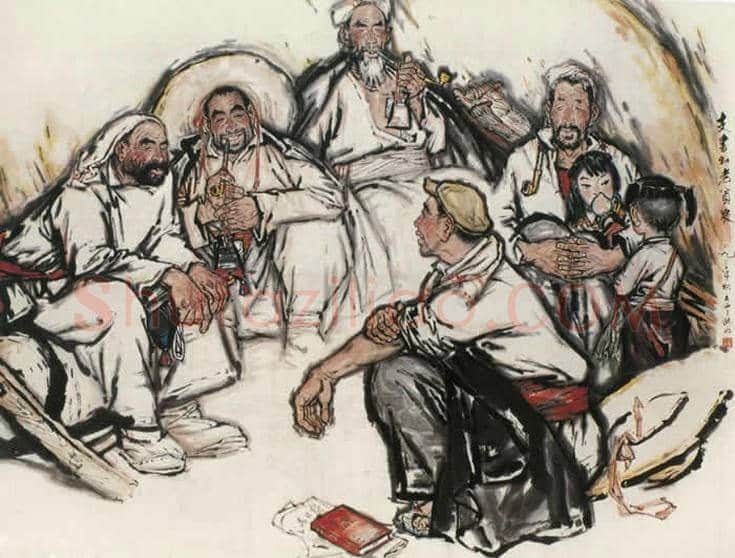 刘文西作品欣赏丨一文看懂刘文西 | 书画文摘