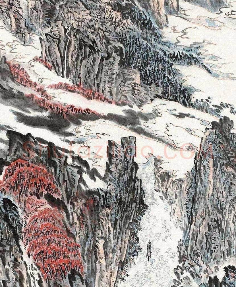 陆俨少《千里江陵图》欣赏 | 书画知识