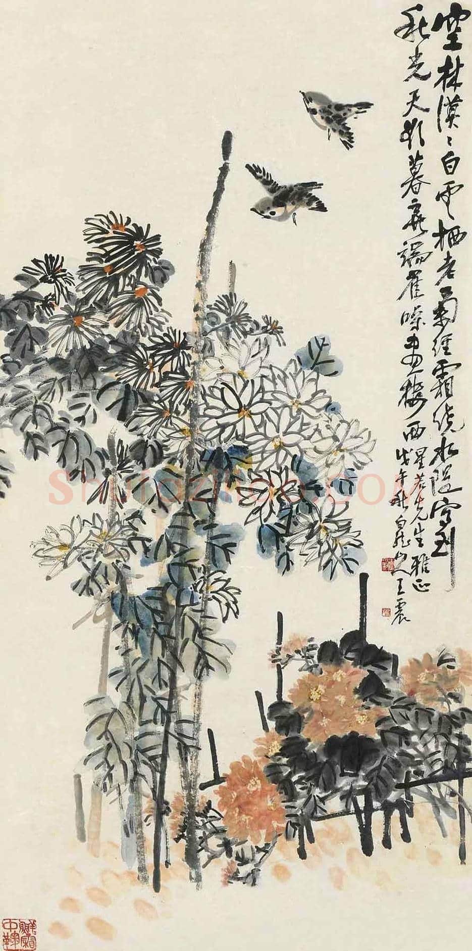 王震即是商业巨子，又是画界精英！ | 书画百科