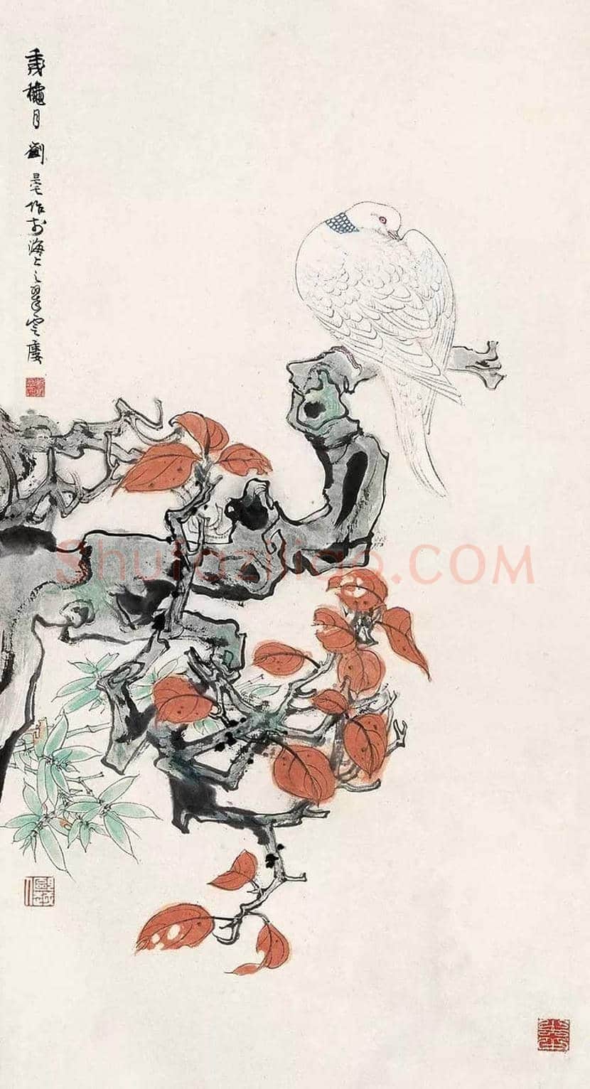 刘旦宅花鸟画作品欣赏 | 书画知识